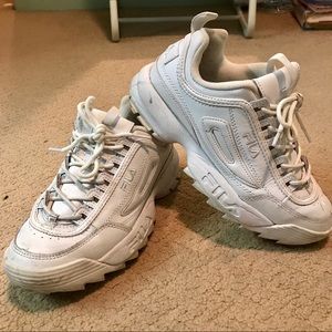 Women’s FILA Disruptor Sneaker 8.5 White